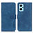 Coque Portefeuille Livre Cuir Etui Clapet K09Z pour Realme 9i 4G Bleu