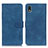 Coque Portefeuille Livre Cuir Etui Clapet K09Z pour Sony Xperia Ace III Bleu