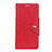 Coque Portefeuille Livre Cuir Etui Clapet L01 pour Alcatel 3 Rouge