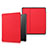 Coque Portefeuille Livre Cuir Etui Clapet L01 pour Amazon Kindle Oasis 7 inch Rouge
