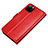 Coque Portefeuille Livre Cuir Etui Clapet L01 pour Apple iPhone 11 Pro Rouge