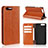Coque Portefeuille Livre Cuir Etui Clapet L01 pour Asus Zenfone 4 ZE554KL Orange