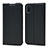 Coque Portefeuille Livre Cuir Etui Clapet L01 pour Huawei Enjoy 8S Noir