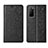 Coque Portefeuille Livre Cuir Etui Clapet L01 pour Huawei Honor Play4 5G Noir