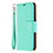 Coque Portefeuille Livre Cuir Etui Clapet L01 pour Huawei P40 Lite E Vert