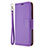 Coque Portefeuille Livre Cuir Etui Clapet L01 pour Huawei Y7p Violet