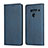 Coque Portefeuille Livre Cuir Etui Clapet L01 pour LG V50 ThinQ 5G Bleu