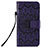Coque Portefeuille Livre Cuir Etui Clapet L01 pour Nokia 2.3 Violet