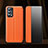 Coque Portefeuille Livre Cuir Etui Clapet L01 pour Oppo Find X3 Lite 5G Orange
