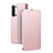 Coque Portefeuille Livre Cuir Etui Clapet L01 pour Oppo K7 5G Or Rose
