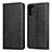 Coque Portefeuille Livre Cuir Etui Clapet L01 pour Samsung Galaxy A41 Noir