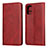 Coque Portefeuille Livre Cuir Etui Clapet L01 pour Samsung Galaxy A41 Rouge