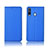Coque Portefeuille Livre Cuir Etui Clapet L01 pour Samsung Galaxy A8s SM-G8870 Bleu