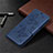 Coque Portefeuille Livre Cuir Etui Clapet L01 pour Samsung Galaxy S20 Lite 5G Bleu