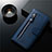 Coque Portefeuille Livre Cuir Etui Clapet L01 pour Samsung Galaxy S20 Plus 5G Bleu