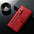 Coque Portefeuille Livre Cuir Etui Clapet L01 pour Samsung Galaxy S20 Plus 5G Rouge
