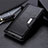 Coque Portefeuille Livre Cuir Etui Clapet L01 pour Samsung Galaxy S21 Plus 5G Noir