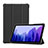 Coque Portefeuille Livre Cuir Etui Clapet L01 pour Samsung Galaxy Tab A7 4G 10.4 SM-T505 Noir