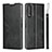 Coque Portefeuille Livre Cuir Etui Clapet L01 pour Sony Xperia 10 II Noir