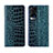 Coque Portefeuille Livre Cuir Etui Clapet L01 pour Vivo X60T 5G Bleu