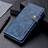 Coque Portefeuille Livre Cuir Etui Clapet L01 pour Xiaomi Redmi 9C NFC Bleu