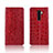 Coque Portefeuille Livre Cuir Etui Clapet L01 pour Xiaomi Redmi Note 8 Pro Rouge