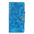 Coque Portefeuille Livre Cuir Etui Clapet L01 pour Xiaomi Redmi Note 9 Pro Bleu Ciel