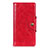 Coque Portefeuille Livre Cuir Etui Clapet L01 pour Xiaomi Redmi Note 9S Rouge Petit