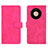 Coque Portefeuille Livre Cuir Etui Clapet L01Z pour Huawei Mate 40 Pro Rose Rouge