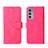 Coque Portefeuille Livre Cuir Etui Clapet L01Z pour Motorola Moto Edge 20 5G Rose Rouge