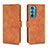 Coque Portefeuille Livre Cuir Etui Clapet L01Z pour Motorola Moto Edge 30 5G Marron