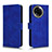 Coque Portefeuille Livre Cuir Etui Clapet L01Z pour Realme 11 5G Bleu Petit