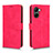 Coque Portefeuille Livre Cuir Etui Clapet L01Z pour Realme C33 Rose Rouge