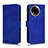 Coque Portefeuille Livre Cuir Etui Clapet L01Z pour Realme Narzo 60x 5G Bleu