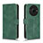 Coque Portefeuille Livre Cuir Etui Clapet L01Z pour Sharp Aquos R8s Pro Vert Petit