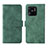 Coque Portefeuille Livre Cuir Etui Clapet L01Z pour Xiaomi Redmi 10 Power Vert Petit