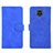 Coque Portefeuille Livre Cuir Etui Clapet L01Z pour Xiaomi Redmi Note 9 Pro Bleu
