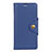 Coque Portefeuille Livre Cuir Etui Clapet L02 pour Alcatel 7 Bleu