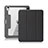 Coque Portefeuille Livre Cuir Etui Clapet L02 pour Apple New iPad Air 10.9 (2020) Noir Petit