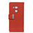 Coque Portefeuille Livre Cuir Etui Clapet L02 pour HTC U11 Eyes Vin Rouge