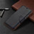 Coque Portefeuille Livre Cuir Etui Clapet L02 pour Huawei Honor 9A Noir