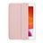 Coque Portefeuille Livre Cuir Etui Clapet L02 pour Huawei MediaPad M6 8.4 Or Rose