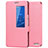Coque Portefeuille Livre Cuir Etui Clapet L02 pour Huawei MediaPad X2 Rose