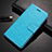 Coque Portefeuille Livre Cuir Etui Clapet L02 pour Nokia X6 Bleu Ciel