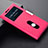 Coque Portefeuille Livre Cuir Etui Clapet L02 pour OnePlus 5T A5010 Rose Rouge