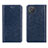 Coque Portefeuille Livre Cuir Etui Clapet L02 pour Oppo Reno4 Z 5G Bleu
