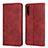 Coque Portefeuille Livre Cuir Etui Clapet L02 pour Samsung Galaxy A50S Rouge