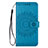 Coque Portefeuille Livre Cuir Etui Clapet L02 pour Samsung Galaxy S20 Bleu