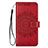 Coque Portefeuille Livre Cuir Etui Clapet L02 pour Samsung Galaxy S20 Rouge