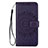 Coque Portefeuille Livre Cuir Etui Clapet L02 pour Samsung Galaxy S20 Violet